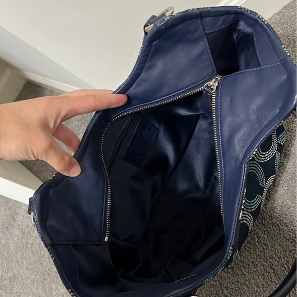 Ashley Dotted Coach Purse - Picture 4 of 9